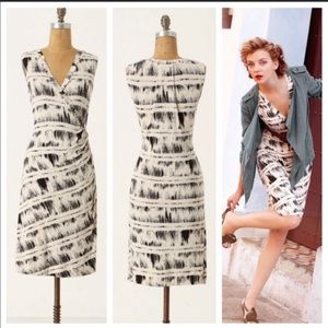 Anthropologie Deletta Faux Wrap Isabela dress S
